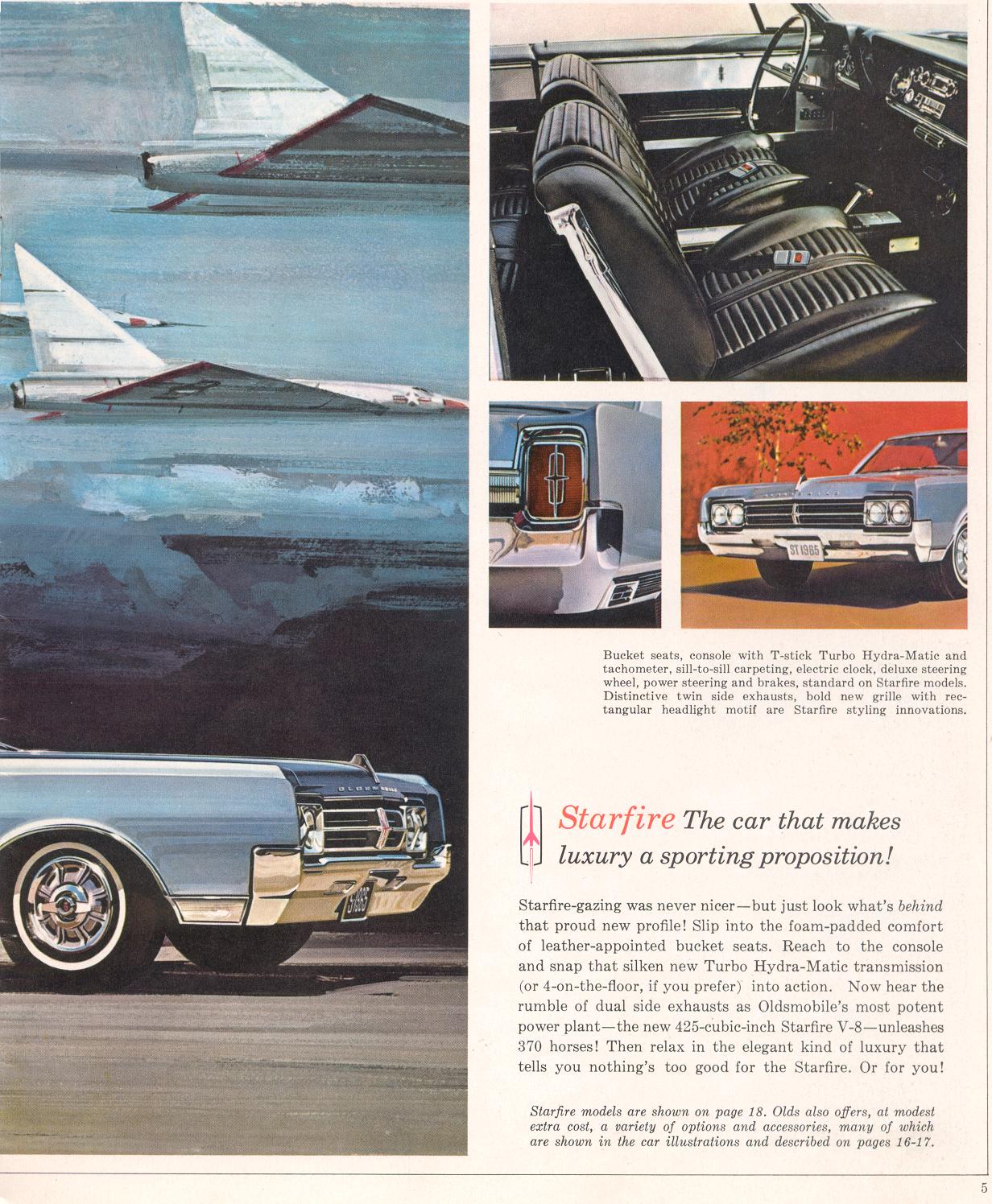 1965 Oldsmobile Motor Vehicles Brochure Page 1
